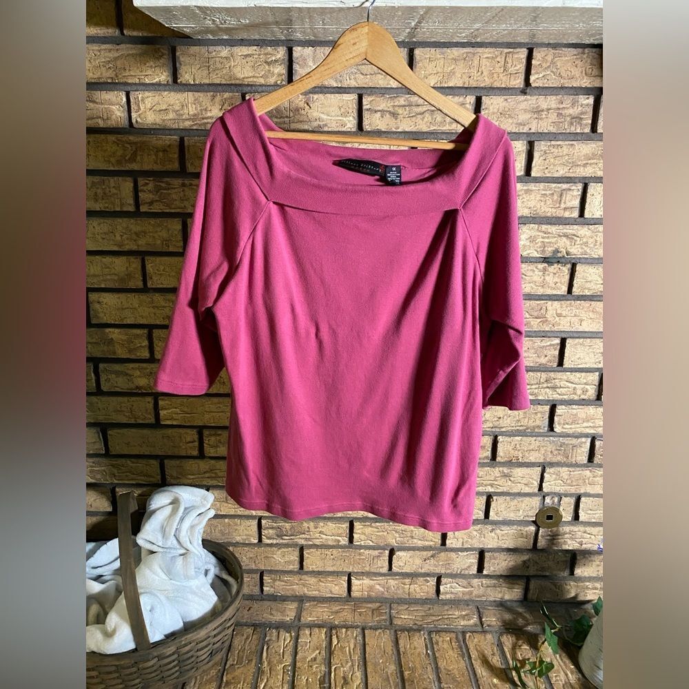 Purple ish pink 1/2 sleeve